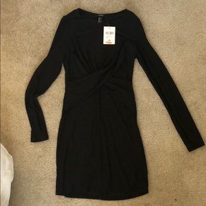 Black long sleeve dress